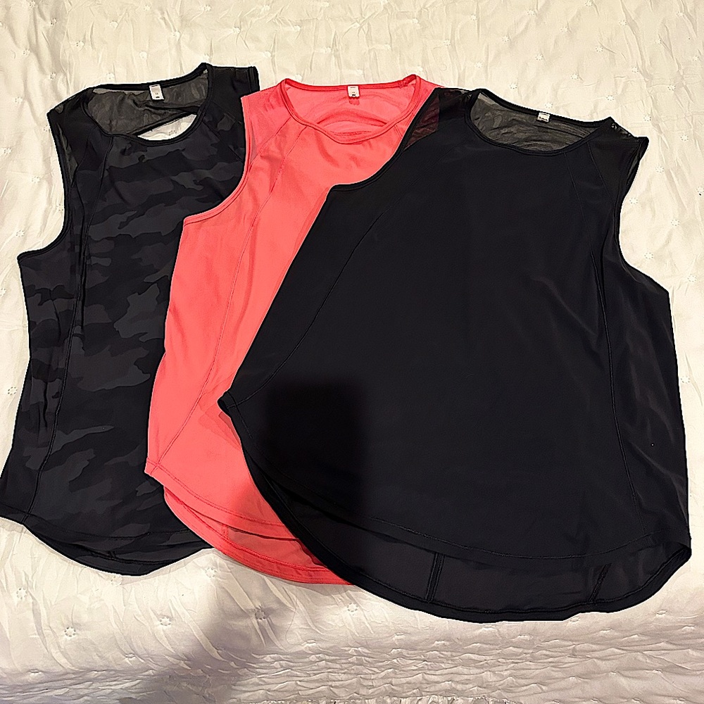 Lululemon Sculpt Tank Top Set of 3